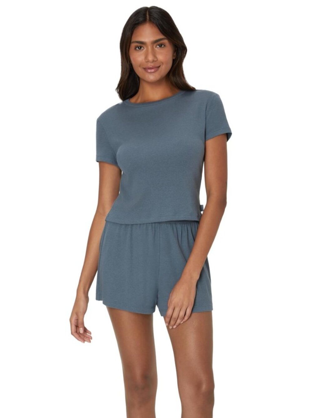Women's Originals 2-piece Lounge Set, Supersoft Cropped Baby Doll Tee & Sleep